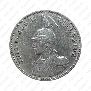 1/2 рупии 1913, J, знак монетного двора "J" — Гамбург [Восточная Африка] - Аверс