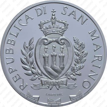 10 евро 2018, Европейский год культурного наследия [Сан-Марино] Proof - Аверс