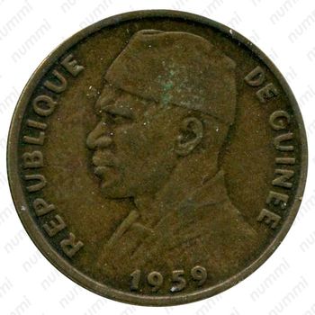 10 франков 1959 [Гвинея] - Аверс