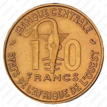 10 франков 1959 [Западная Африка (BCEAO)] - Реверс