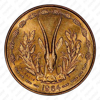 10 франков 1964 [Западная Африка (BCEAO)] - Аверс