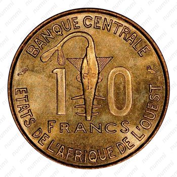 10 франков 1964 [Западная Африка (BCEAO)] - Реверс