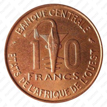 10 франков 1968 [Западная Африка (BCEAO)] - Реверс