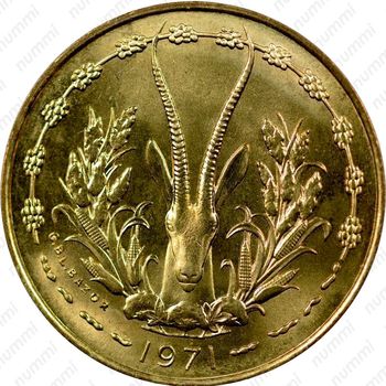 10 франков 1971 [Западная Африка (BCEAO)] - Аверс