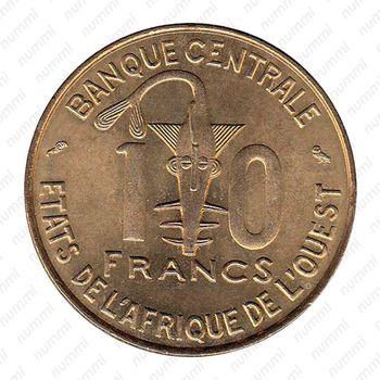 10 франков 1974 [Западная Африка (BCEAO)] - Реверс