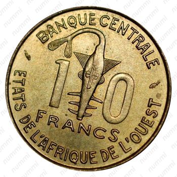10 франков 1977 [Западная Африка (BCEAO)] - Реверс