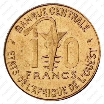 10 франков 1979 [Западная Африка (BCEAO)] - Реверс