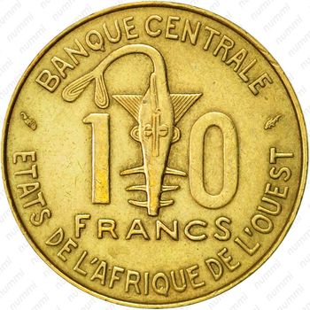 10 франков 1982 [Западная Африка (BCEAO)] - Реверс