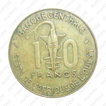 10 франков 1983 [Западная Африка (BCEAO)] - Реверс