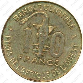10 франков 1984 [Западная Африка (BCEAO)] - Реверс