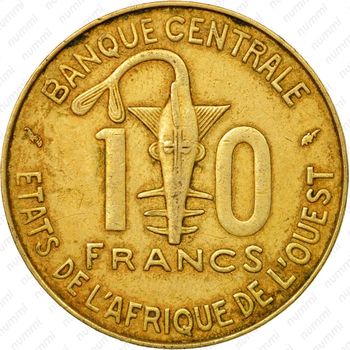 10 франков 1987 [Западная Африка (BCEAO)] - Реверс