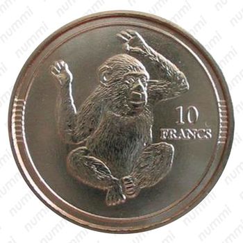10 франков 2003 [Джибути] - Реверс