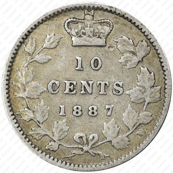 10 центов 1887 [Канада] - Реверс