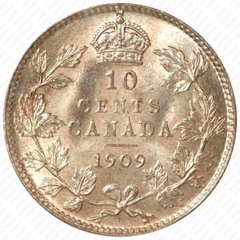 10 центов 1909 [Канада] - Реверс