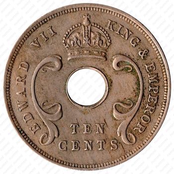 10 центов 1910 [Восточная Африка] - Аверс
