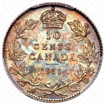 10 центов 1911 [Канада] - Реверс