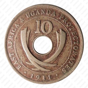 10 центов 1911 [Восточная Африка] - Реверс