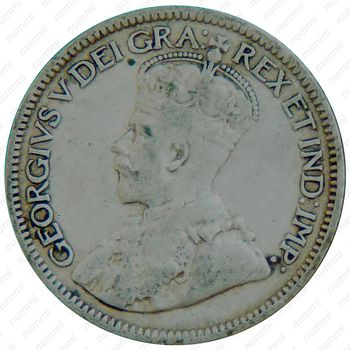 10 центов 1917 [Канада] - Аверс