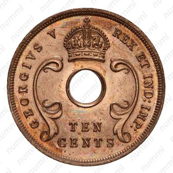 10 центов 1921 [Восточная Африка] - Аверс