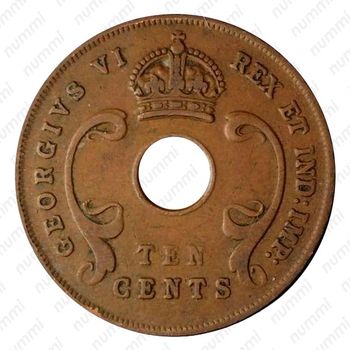 10 центов 1943 [Восточная Африка] - Аверс