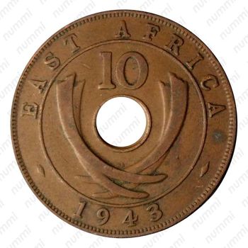10 центов 1943 [Восточная Африка] - Реверс