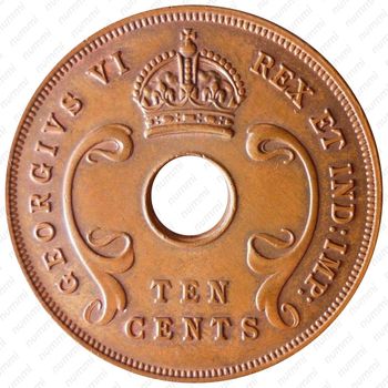 10 центов 1945 [Восточная Африка] - Аверс