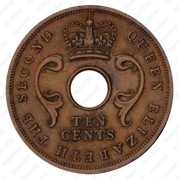 10 центов 1956 [Восточная Африка] - Аверс