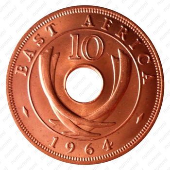 10 центов 1964 [Восточная Африка] - Реверс