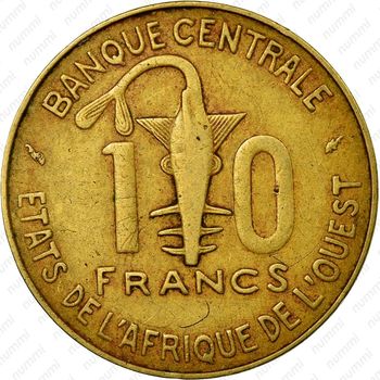 10 франков 1991 [Западная Африка (BCEAO)] - Реверс