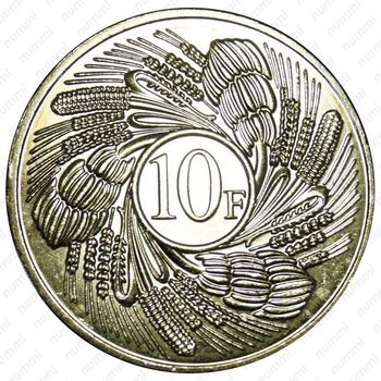 10 франков 2011 [Бурунди] - Аверс