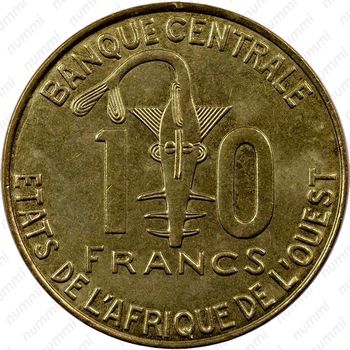 10 франков 2012 [Западная Африка (BCEAO)] - Реверс