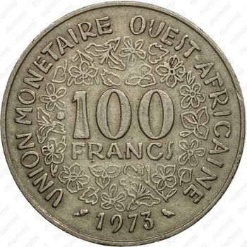 100 франков 1973 [Западная Африка (BCEAO)] - Реверс