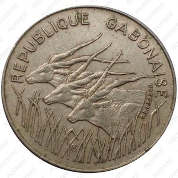 100 франков 1982 [Габон] - Аверс