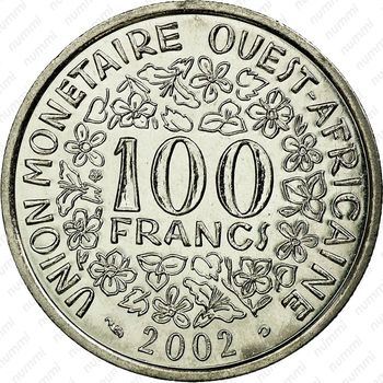 100 франков 2002 [Западная Африка (BCEAO)] - Реверс