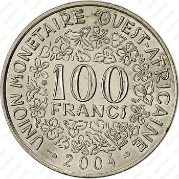 100 франков 2004 [Западная Африка (BCEAO)] - Реверс