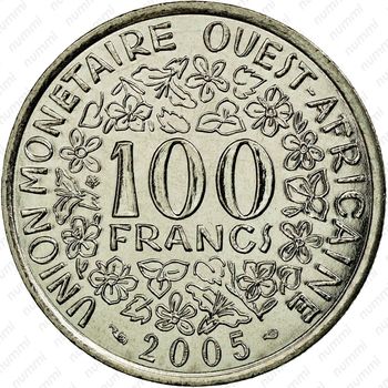 100 франков 2005 [Западная Африка (BCEAO)] - Реверс