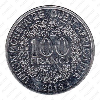 100 франков 2013 [Западная Африка (BCEAO)] - Реверс
