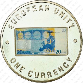 1000 квач 1999, 20 евро, лицевая сторона [Замбия] Proof - Реверс
