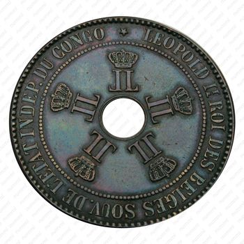 10 сантимов 1888 [Демократическая Республика Конго] - Аверс
