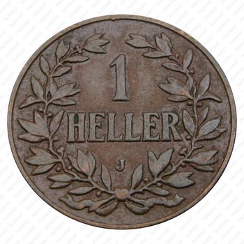 1 геллер 1908 [Восточная Африка] - Реверс