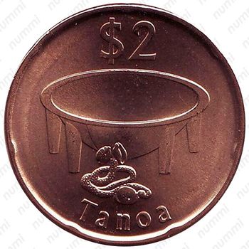 2 доллара 2014 [Австралия] - Реверс