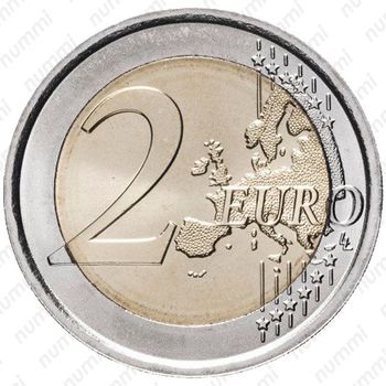 2 евро 2016, 25 лет Независимости [Словения] - Реверс