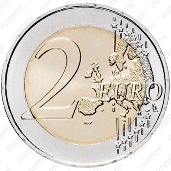 2 евро 2016, Миттеран [Франция] - Реверс