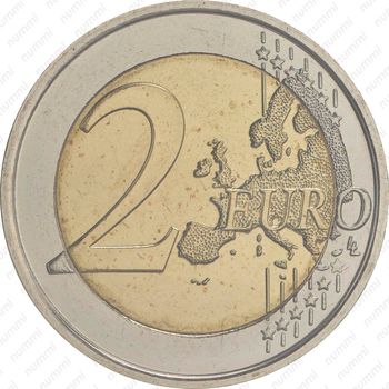 2 евро 2017, Льежский университет [Бельгия] - Реверс
