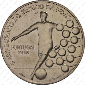2,5 евро 2018, футбол [Португалия] - Аверс