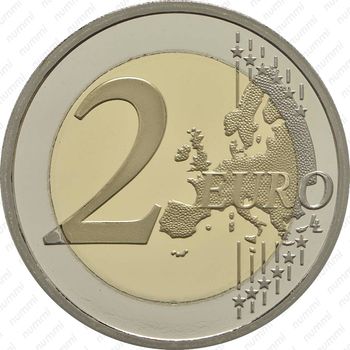 2 евро 2017, Роден [Франция] - Реверс