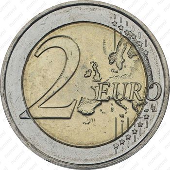 2 евро 2017, Виллем [Люксембург] - Реверс