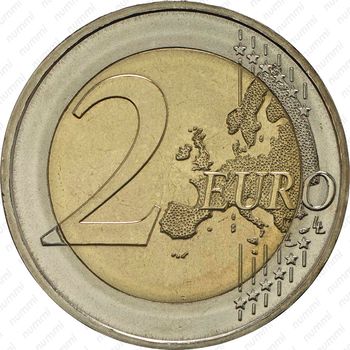 2 евро 2018, J, Берлин [Германия] - Реверс