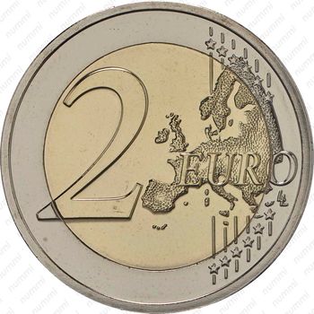 2 евро 2018, конституция [Люксембург] - Реверс
