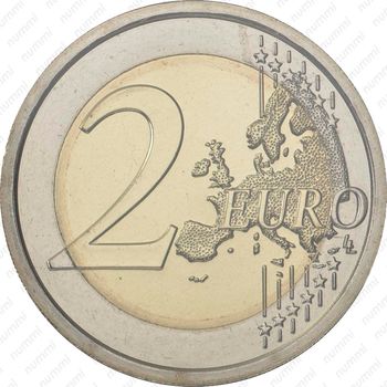 2 евро 2018, регулярный чекан Монако [Монако] - Реверс